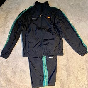 Black Ellesse track suit